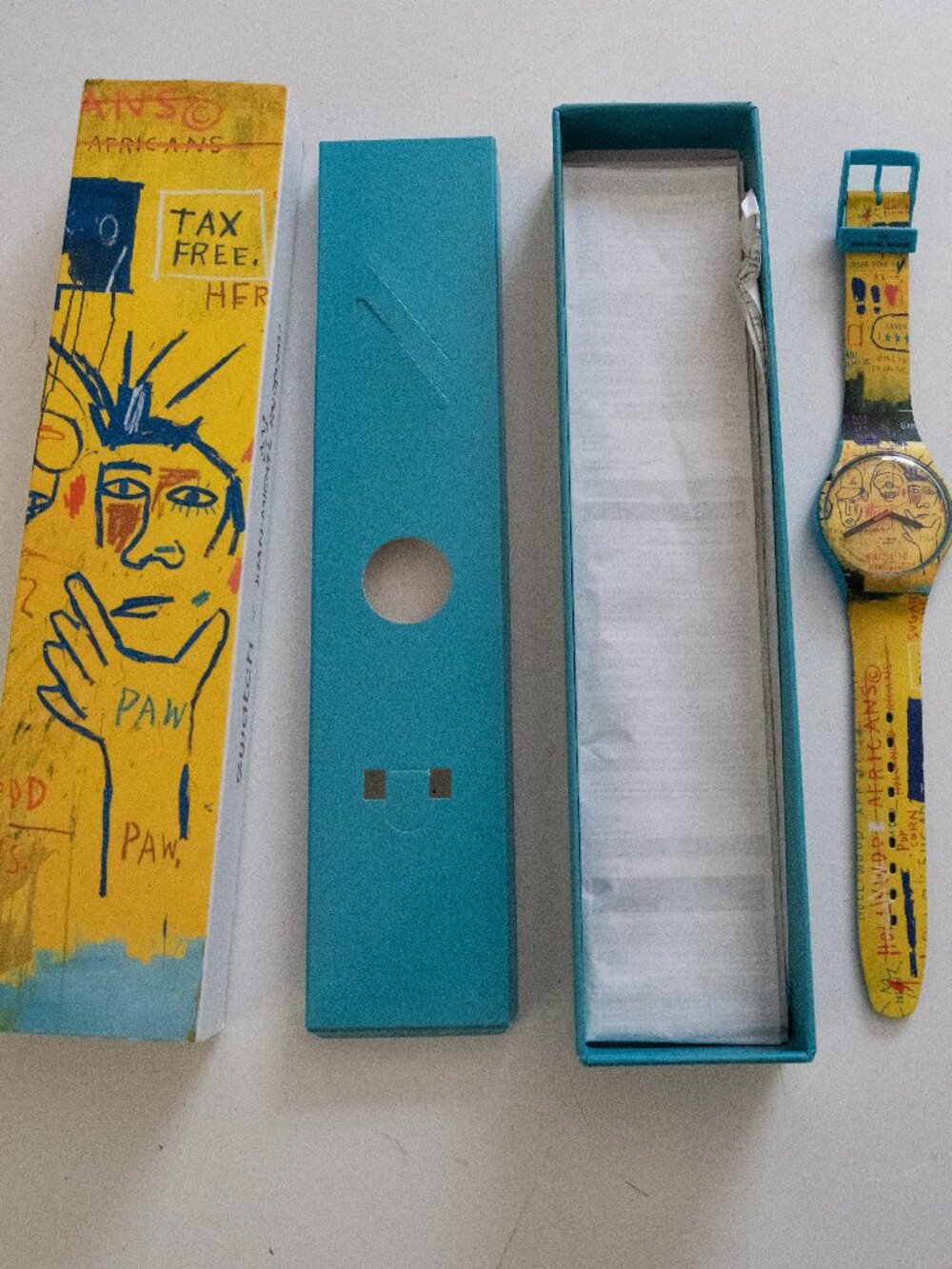 SWATCH X JEAN-MICHEL BASQUIAT- HOLLYWOOD AFRICANS Never Worn